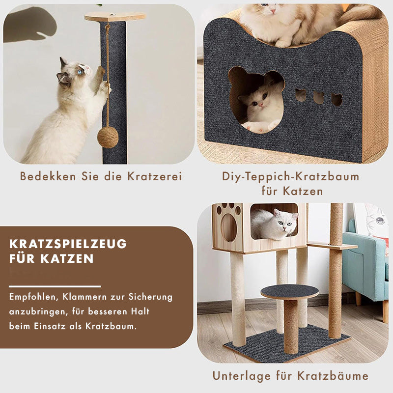 Selbstklebender Katzenkratzteppich