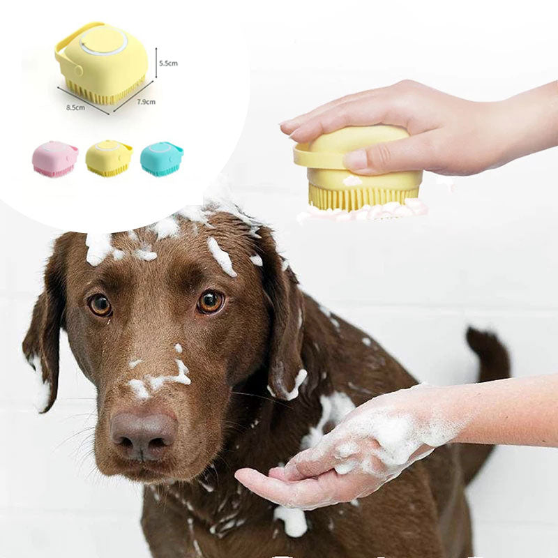 Weiche Silikonbürste für Hunde und Katzen
